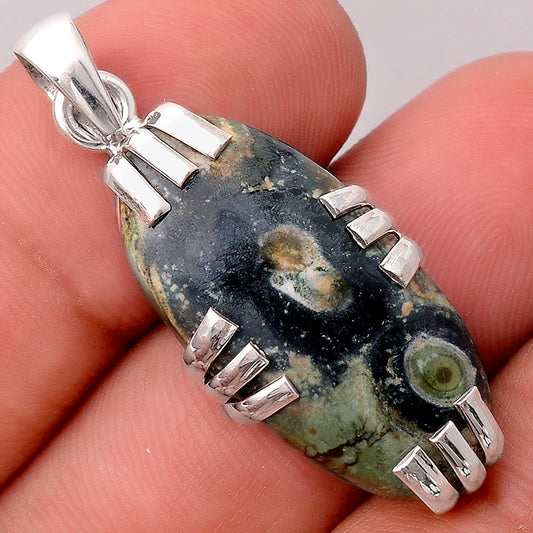 Natural Star Galaxy Jasper Pendant P-1564 SDP155256