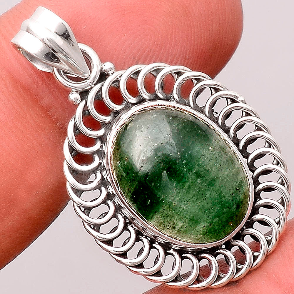 Natural Green Aventurine Pendant P-1476 SDP155261