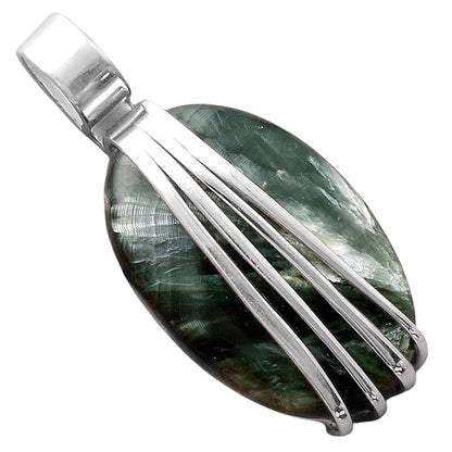 Natural Russian Seraphinite Pendant P-1302 SDP155288