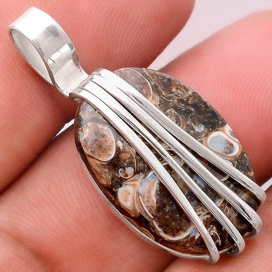Natural Turtella Jasper - USA Pendant P-1302 SDP155289