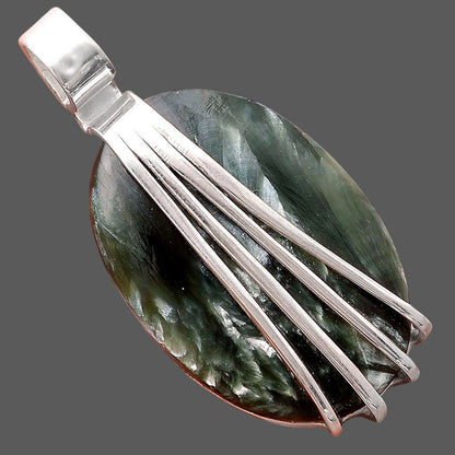 Natural Russian Seraphinite Pendant P-1302 SDP155294