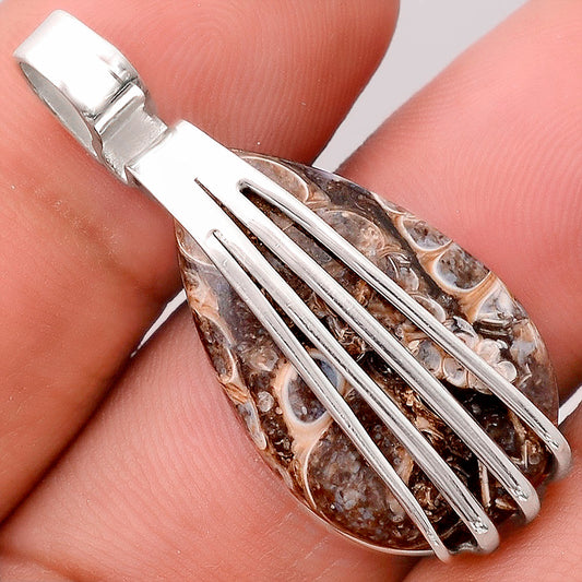 Natural Turtella Jasper - USA Pendant P-1302 SDP155295