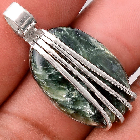 Natural Russian Seraphinite Pendant P-1302 SDP155298