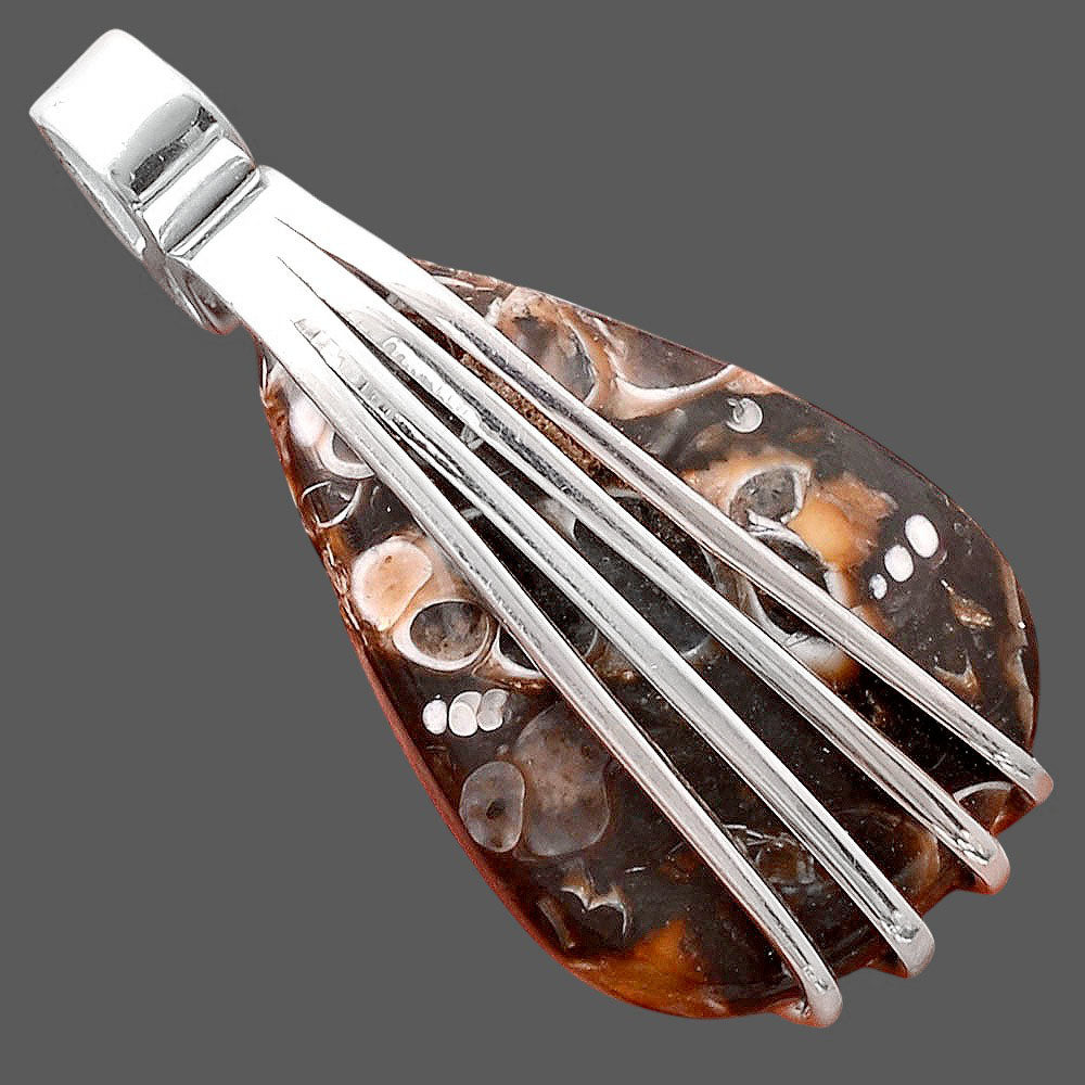 Natural Turtella Jasper - USA Pendant P-1302 SDP155300