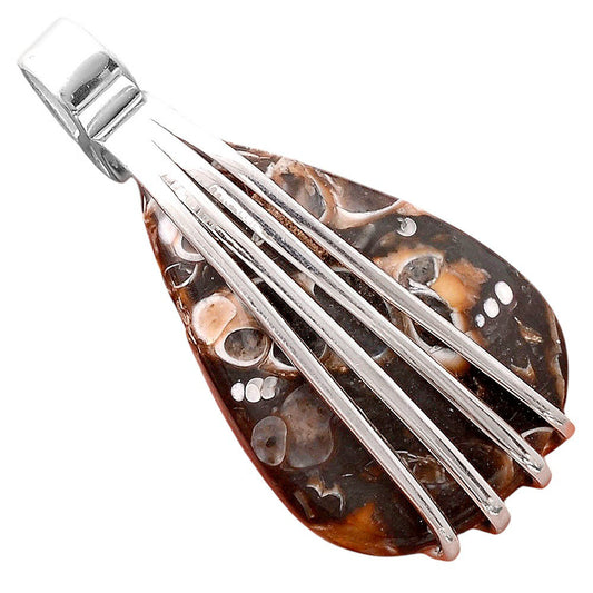 Natural Turtella Jasper - USA Pendant P-1302 SDP155300