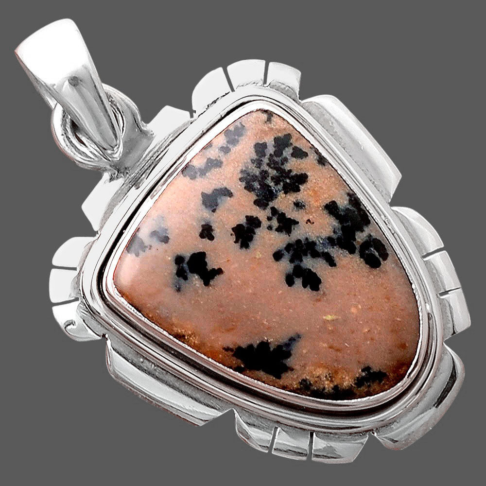 Natural Russian Honey Dendrite Opal Pendant P-1179 SDP155302