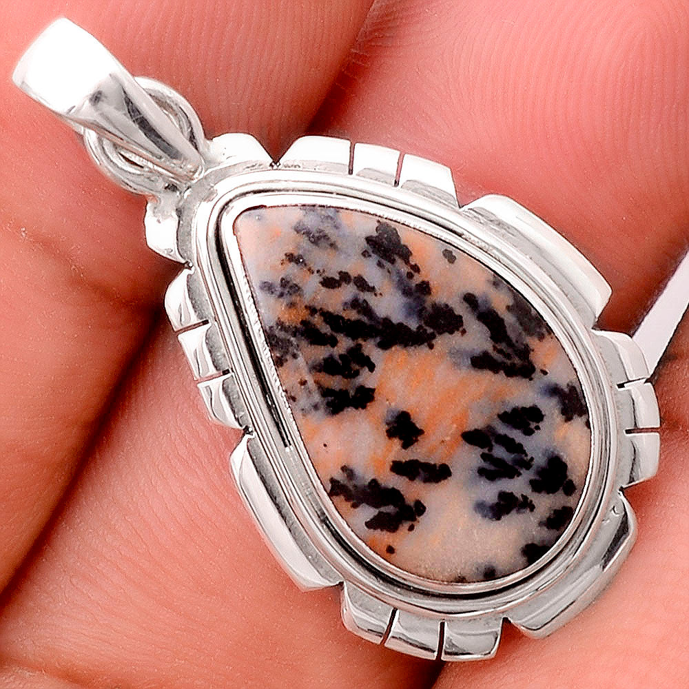 Natural Russian Honey Dendrite Opal Pendant P-1179 SDP155306