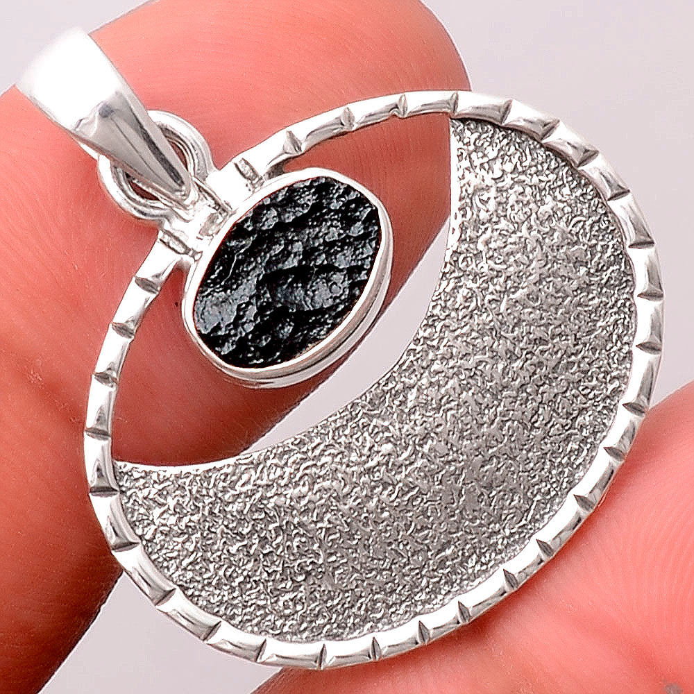 Natural Tektite Rough - Greek Pendant P-1630 SDP155309