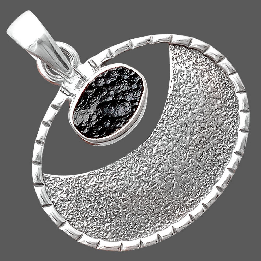 Natural Tektite Rough - Greek Pendant P-1630 SDP155309