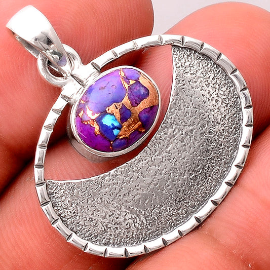 Copper Purple Turquoise - Arizona Pendant P-1630 SDP155310