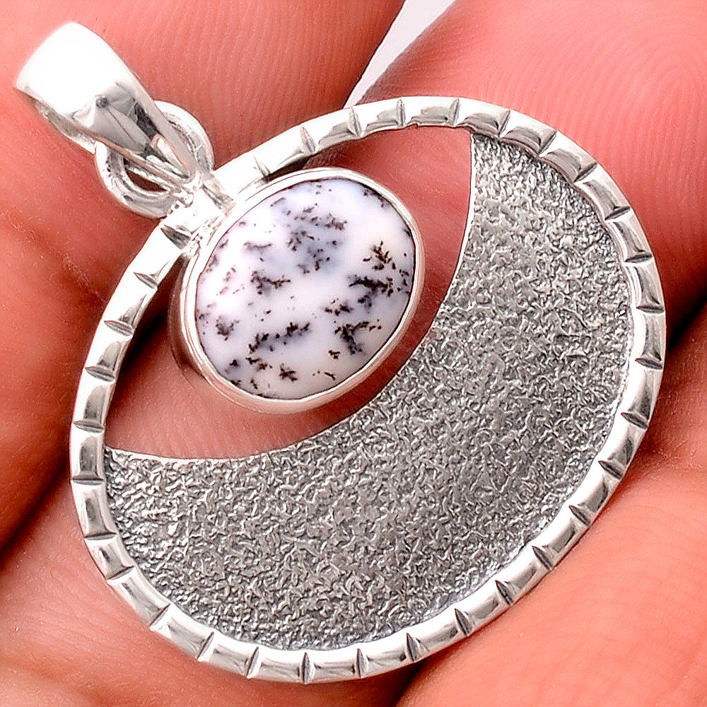Merlinite Dendritic Opal - Turkey Pendant P-1630 SDP155312