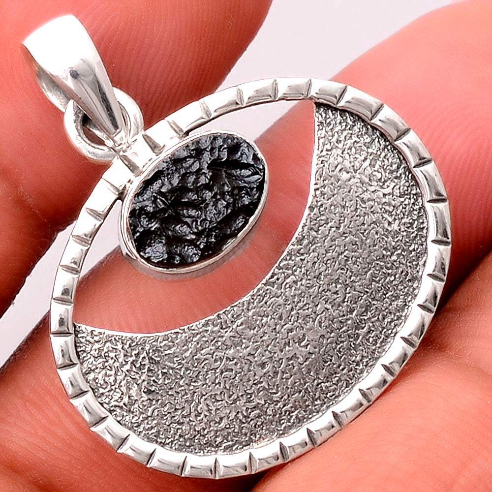 Natural Tektite Rough - Greek Pendant P-1630 SDP155313