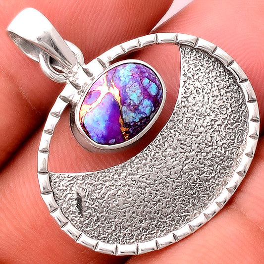 Copper Purple Turquoise - Arizona Pendant P-1630 SDP155314
