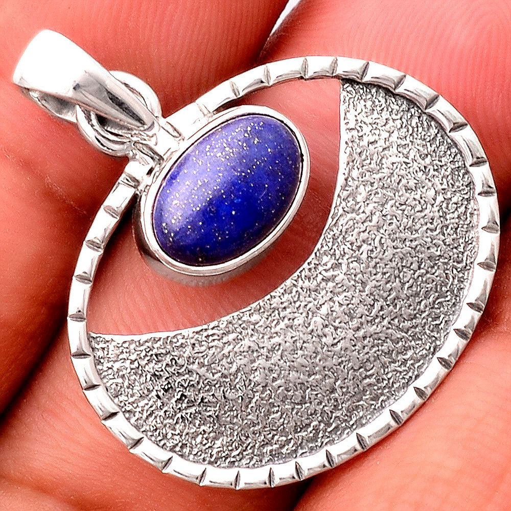Natural Lapis - Afghanistan Pendant P-1630 SDP155315