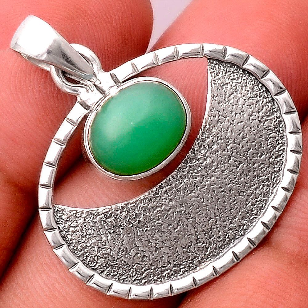 Natural Chrysoprase - Australia Pendant P-1630 SDP155318