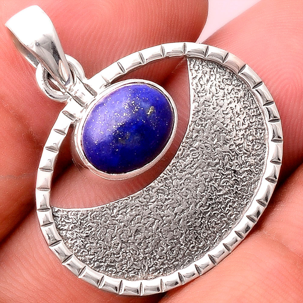 Natural Lapis - Afghanistan Pendant P-1630 SDP155323