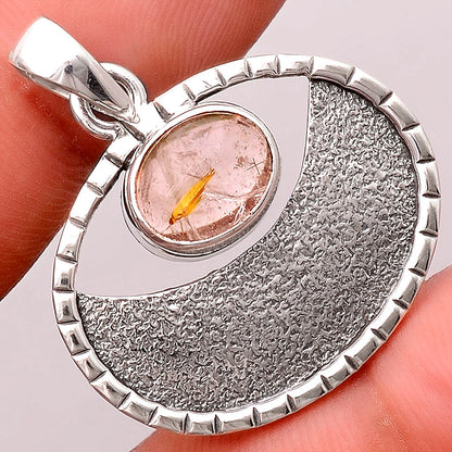 Natural Golden Rutile Pendant P-1630 SDP155324