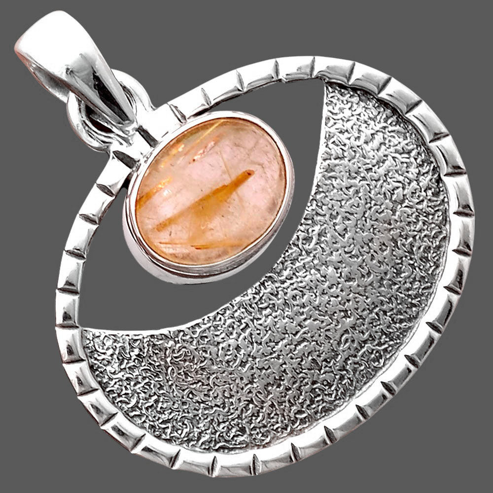 Natural Golden Rutile Pendant P-1630 SDP155325