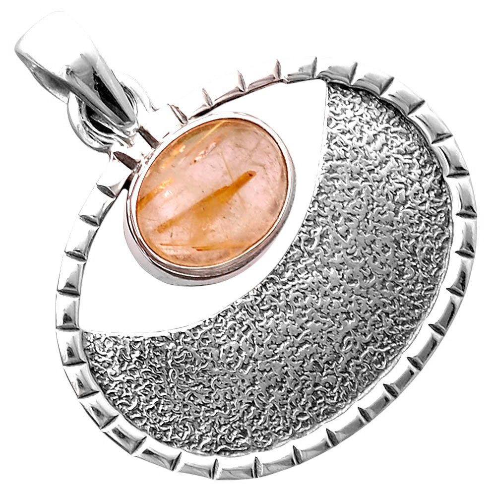 Natural Golden Rutile Pendant P-1630 SDP155325