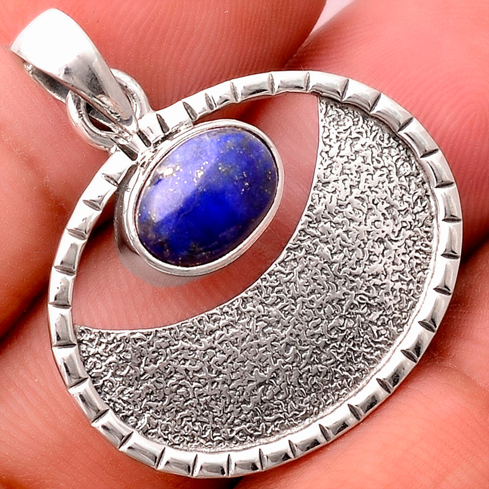 Natural Lapis - Afghanistan Pendant P-1630 SDP155326