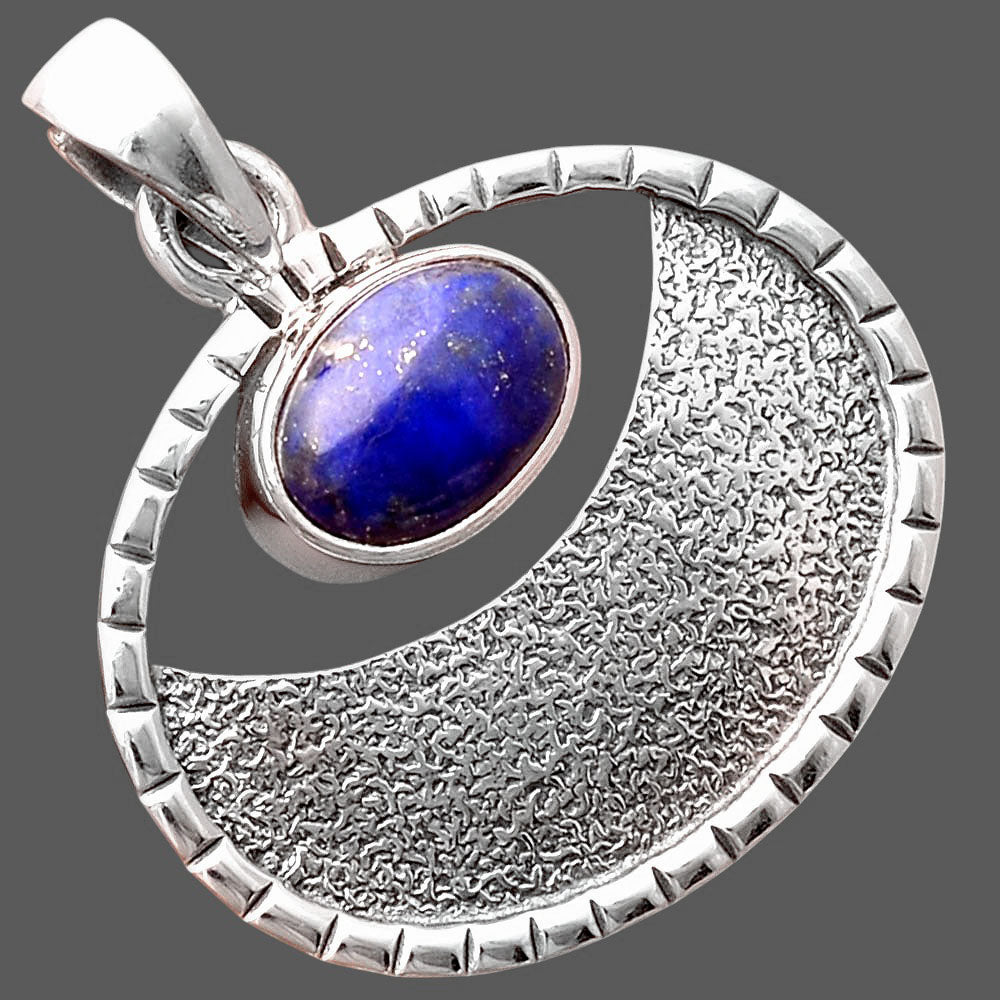 Natural Lapis - Afghanistan Pendant P-1630 SDP155326
