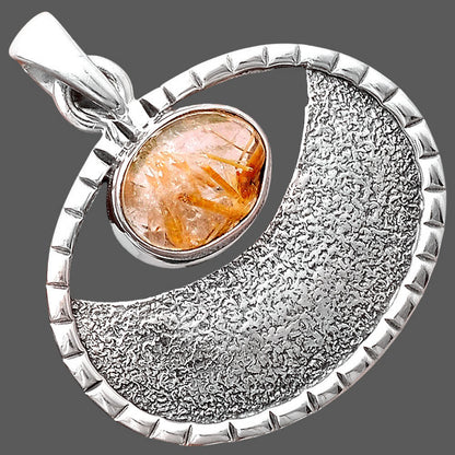 Natural Golden Rutile Pendant P-1630 SDP155327