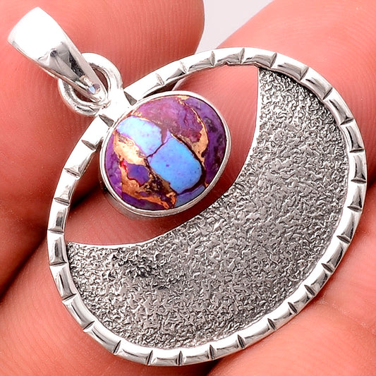 Copper Purple Turquoise - Arizona Pendant P-1630 SDP155331