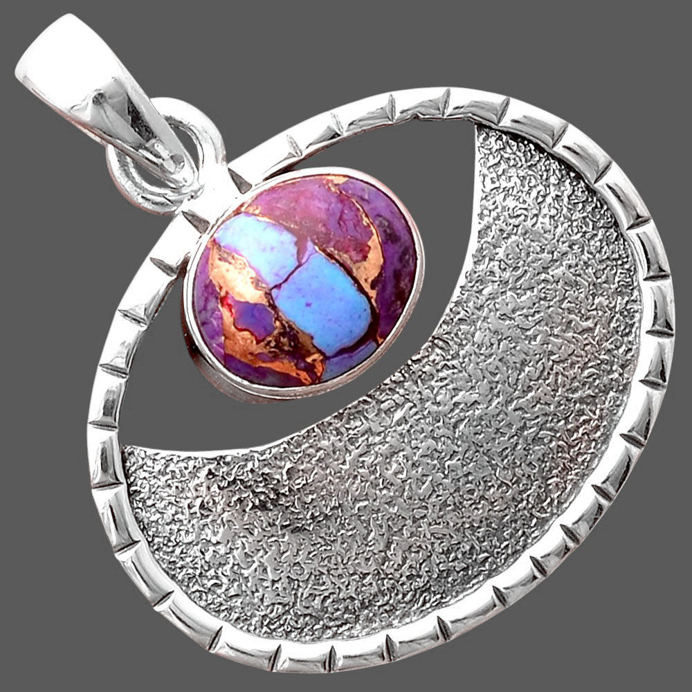 Copper Purple Turquoise - Arizona Pendant P-1630 SDP155331