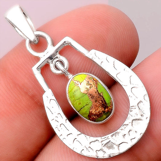Copper Green Turquoise - Arizona Pendant P-1343 SDP155334