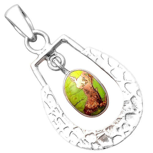 Copper Green Turquoise - Arizona Pendant P-1343 SDP155334