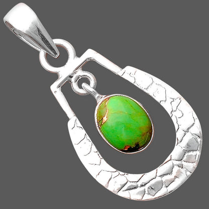 Copper Green Turquoise - Arizona Pendant P-1343 SDP155339