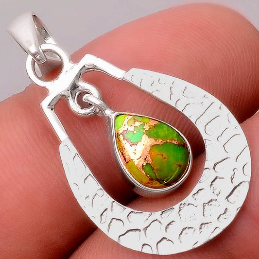 Copper Green Turquoise - Arizona Pendant P-1343 SDP155345
