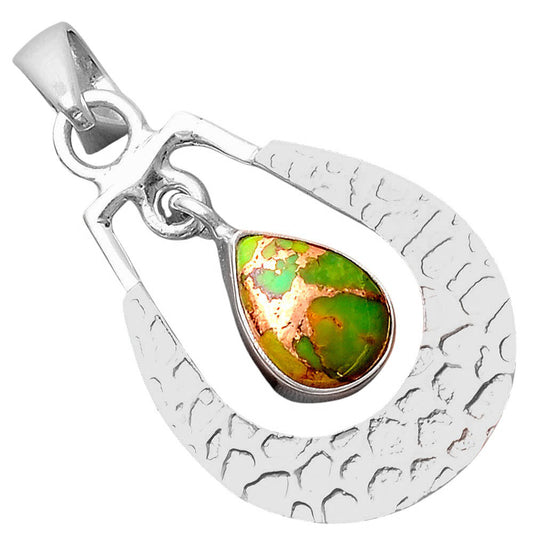 Copper Green Turquoise - Arizona Pendant P-1343 SDP155345