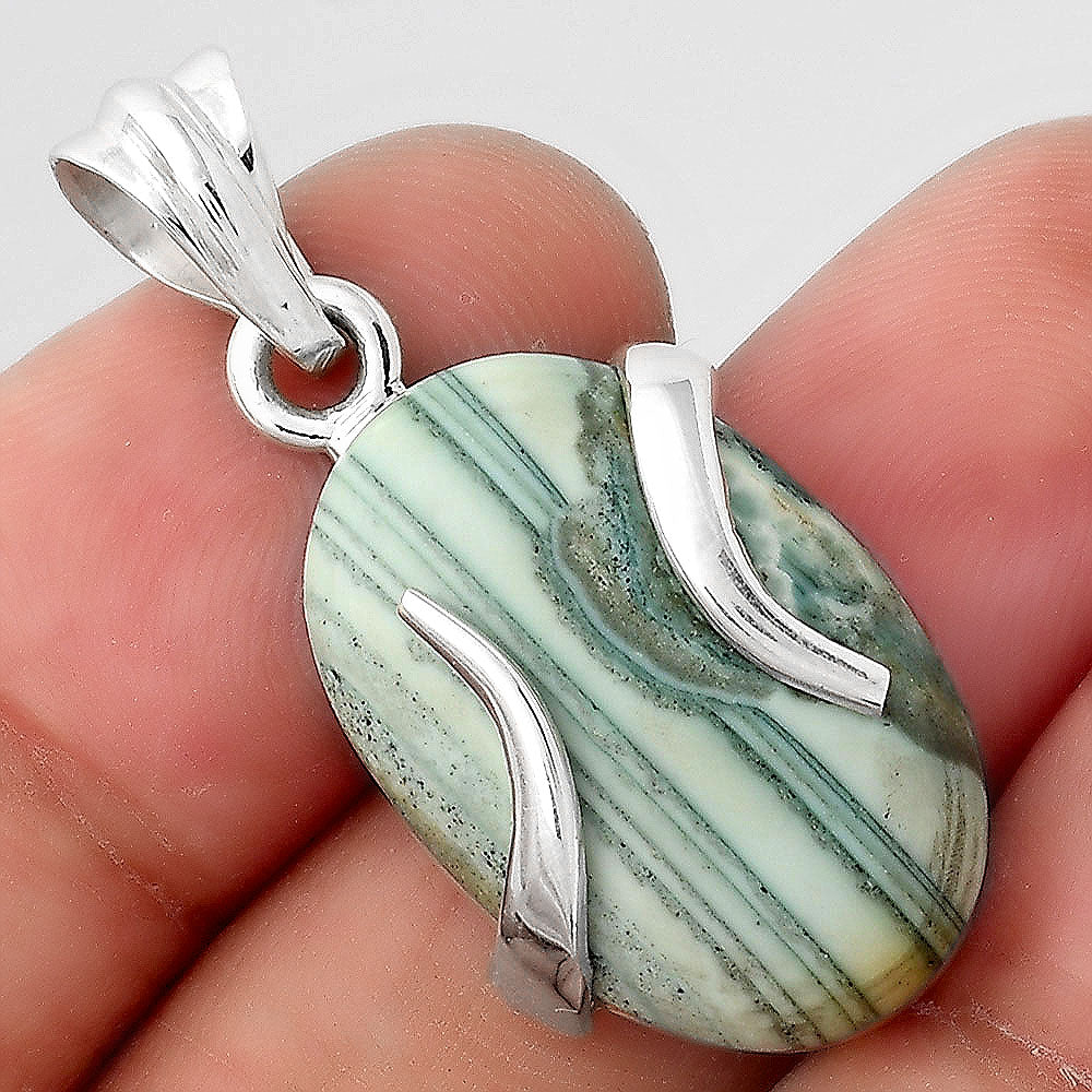 Natural Saturn Chalcedony Pendant P-1560 SDP155377
