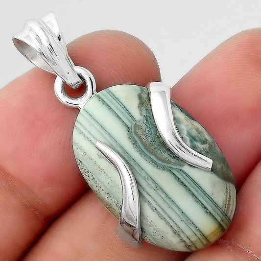 Natural Saturn Chalcedony Pendant P-1560 SDP155377