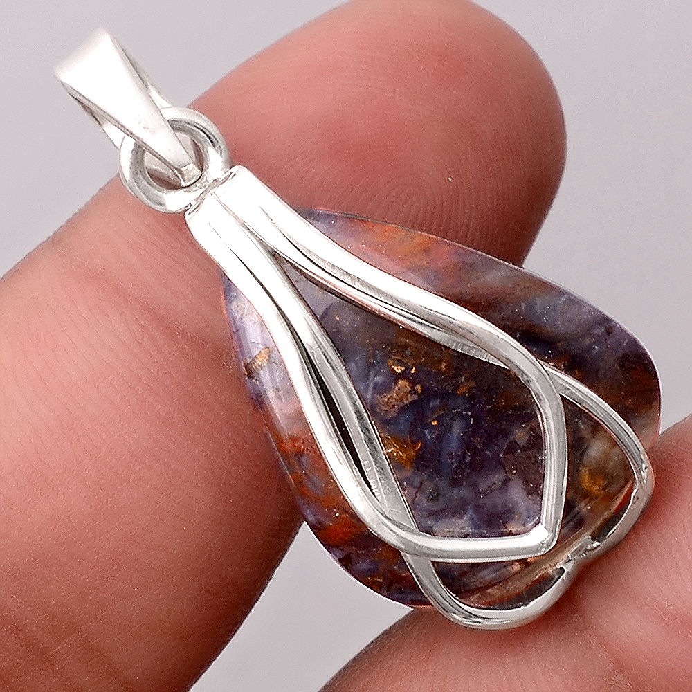 Natural Red Moss Agate Pendant P-1303 SDP155387