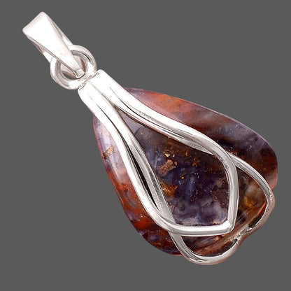 Natural Red Moss Agate Pendant P-1303 SDP155387