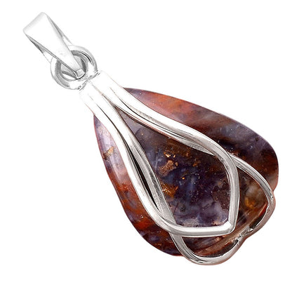 Natural Red Moss Agate Pendant P-1303 SDP155387