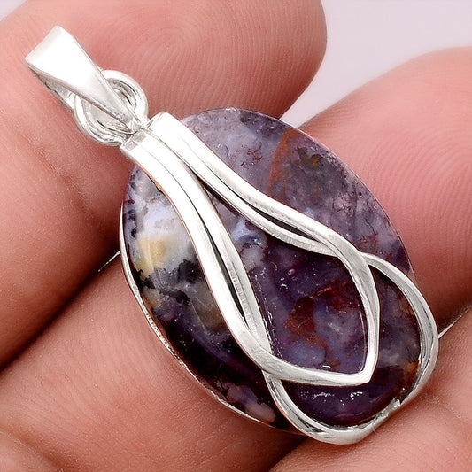 Natural Red Moss Agate Pendant P-1303 SDP155388