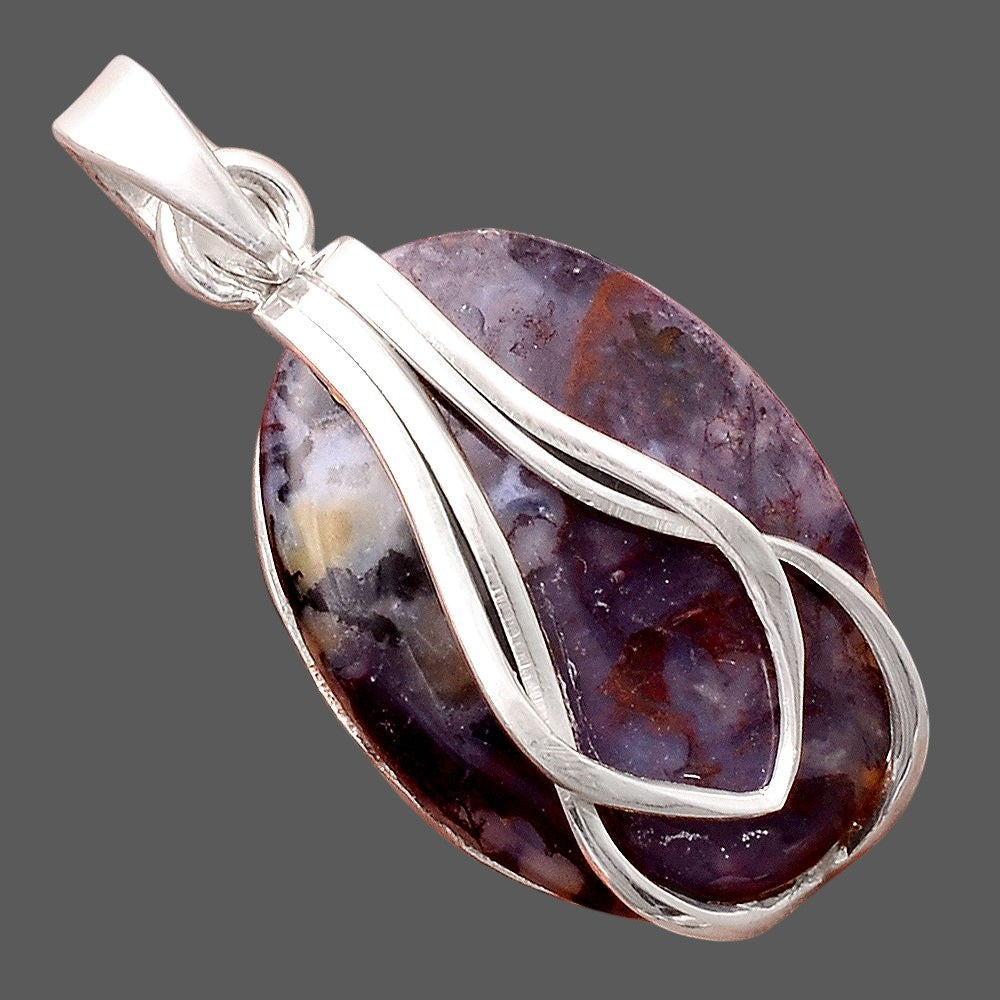 Natural Red Moss Agate Pendant P-1303 SDP155388