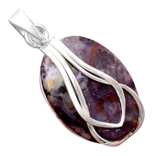 Natural Red Moss Agate Pendant P-1303 SDP155388