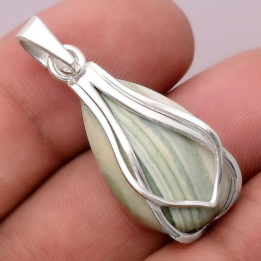 Natural Saturn Chalcedony Pendant P-1303 SDP155390