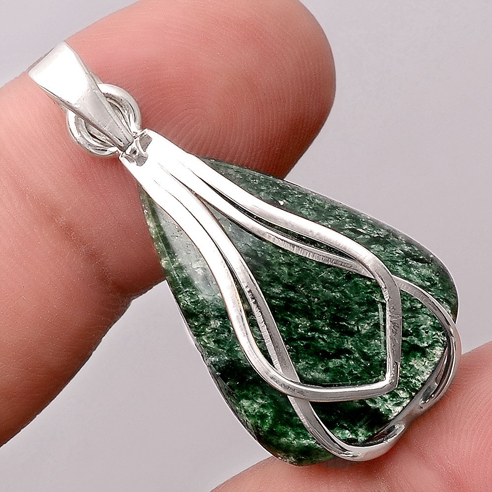 Natural Green Aventurine Pendant P-1303 SDP155393
