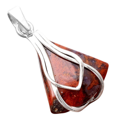 Natural Red Moss Agate Pendant P-1303 SDP155394