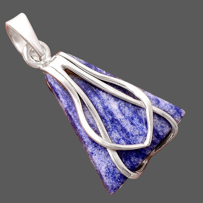 Natural Dumortierite Quartz Pendant P-1303 SDP155397