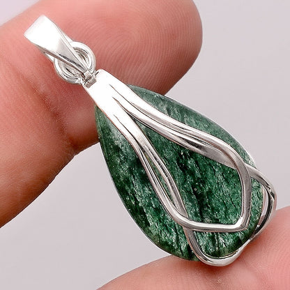 Natural Green Aventurine Pendant P-1303 SDP155399