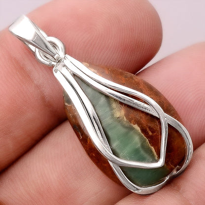 Natural Boulder Chrysoprase Australia Pendant P-1303 SDP155401