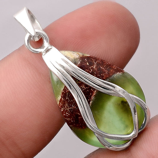 Natural Boulder Chrysoprase Australia Pendant P-1303 SDP155402