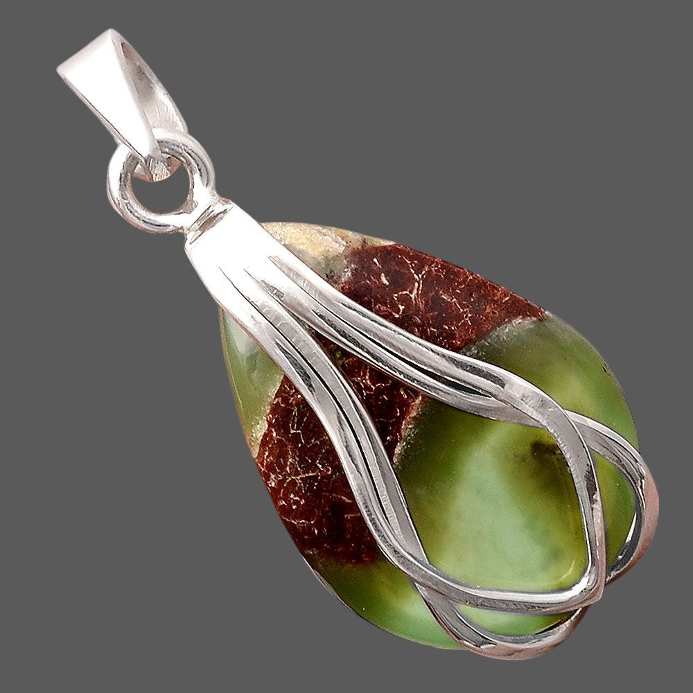 Natural Boulder Chrysoprase Australia Pendant P-1303 SDP155402