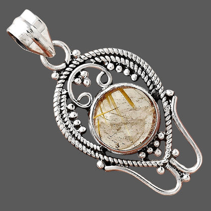 Natural Golden Rutile Pendant P-1681 SDP155404